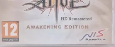 The Alliance Alive HD Remastered, the PEGI square on its front