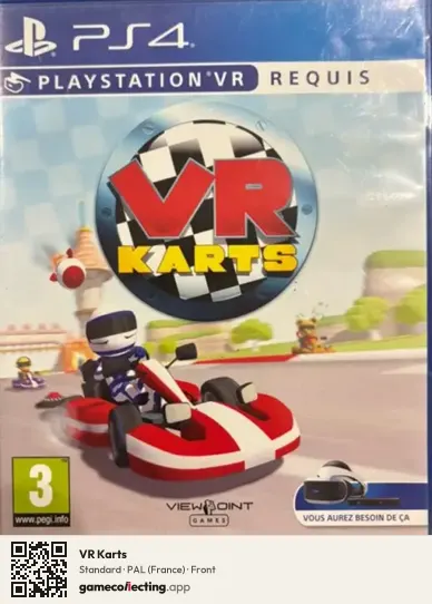 VR Karts PlayStation 4, France box front