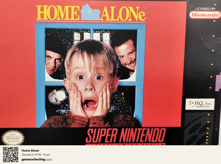 Home Alone Super Nintendo Entertainment System, NTSC box front