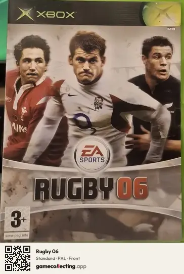Rugby 06 Xbox, PAL box front