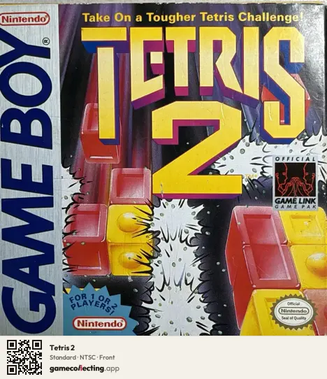 Tetris 2 Game Boy, NTSC box front
