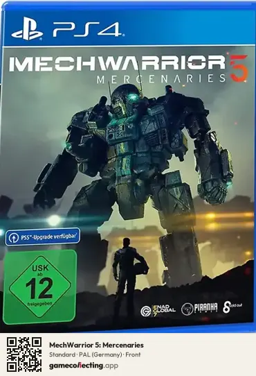 MechWarrior 5: Mercenaries PlayStation 4, Germany box front
