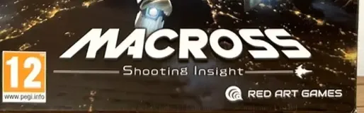 Macross: Shooting Insight, the PEGI square on its front