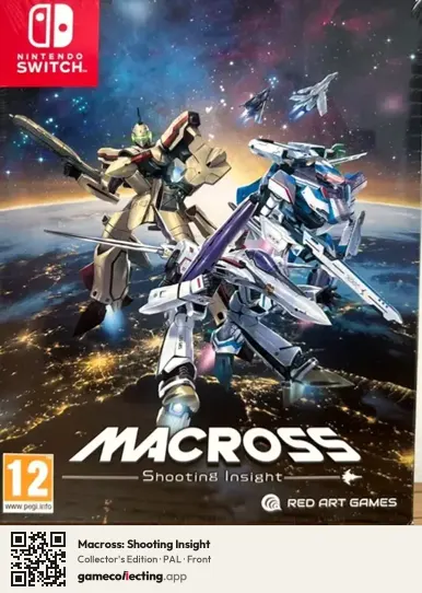 Macross: Shooting Insight Nintendo Switch, PAL box front