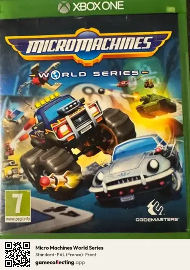 Micro Machines World Series Xbox One, France box front