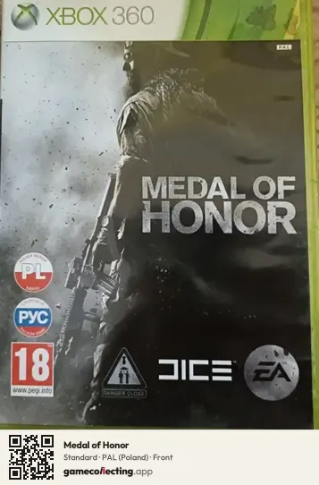 Medal of Honor Xbox 360, Poland box front
