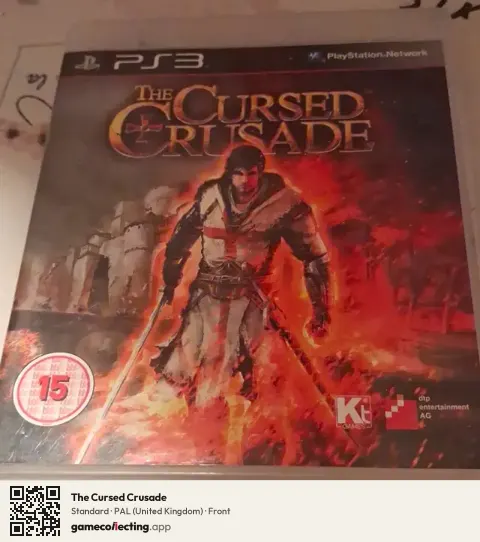 The Cursed Crusade PlayStation 3, United Kingdom box front