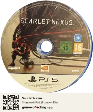 Scarlet Nexus PlayStation 5, PAL disc