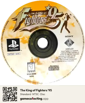 The King of Fighters '95 PlayStation, NTSC disc