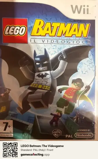LEGO Batman: The Videogame Nintendo Wii, Italy box front