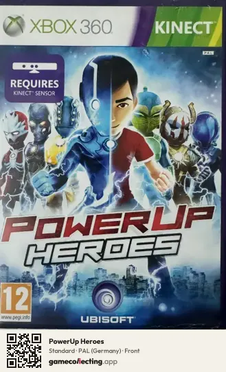 PowerUp Heroes Xbox 360, Germany box front
