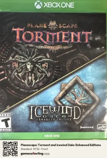 Planescape: Torment and Icewind Dale: Enhanced Editions Xbox One, NTSC box front