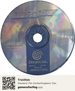 TrickStyle Sega Dreamcast, PAL disc