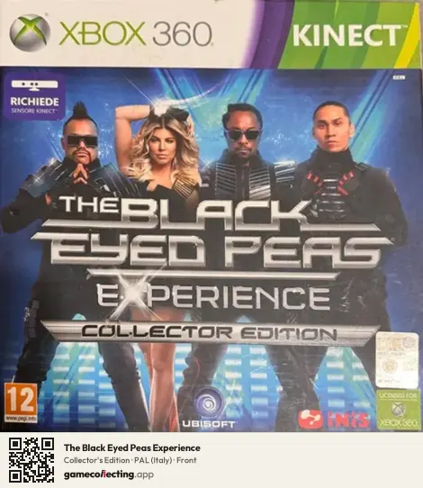 The Black Eyed Peas Experience Xbox 360, Italy box front