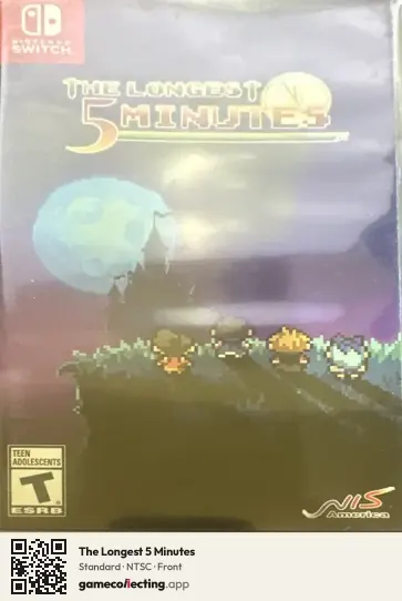 The Longest 5 Minutes Nintendo Switch, NTSC box front