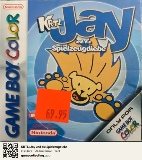 KRTL: Jay und die Spielzeugdiebe Game Boy Color, Germany box front