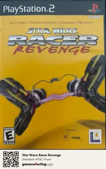 Star Wars: Racer Revenge PlayStation 2, NTSC box front