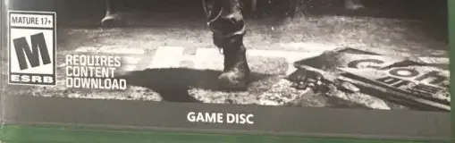 Call of Duty: Modern Warfare 4, the ESRB box on its front