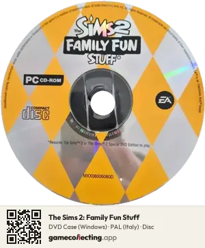 The Sims 2: Family Fun Stuff Computer, PAL disc