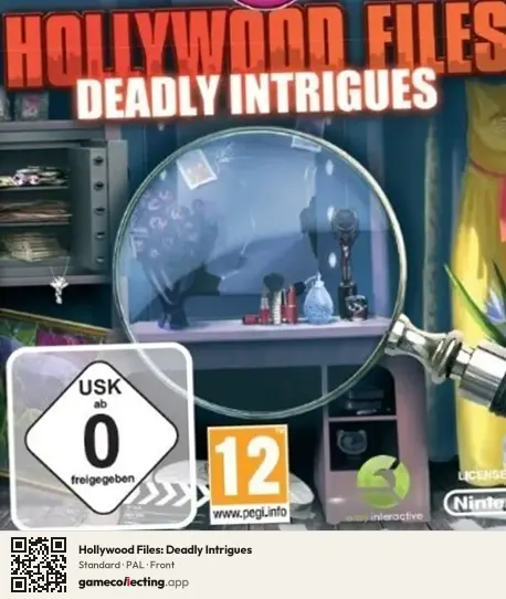 Hollywood Files: Deadly Intrigues Nintendo DS, PAL box front