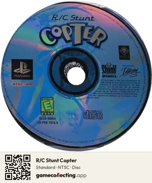 R/C Stunt Copter PlayStation, NTSC disc