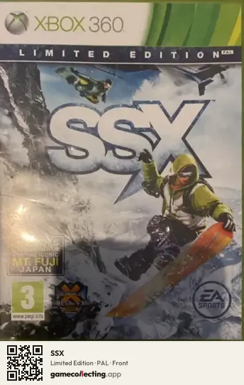 SSX Xbox 360, PAL box front