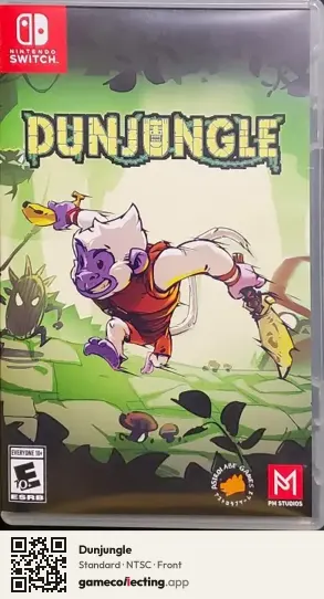 Dunjungle Nintendo Switch, NTSC box front