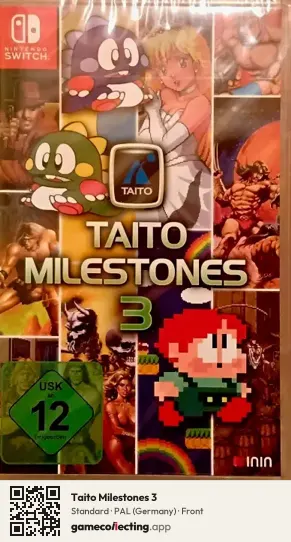 Taito Milestones 3 Nintendo Switch, Germany box front