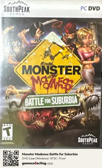 Monster Madness: Battle for Suburbia Computer, NTSC box front