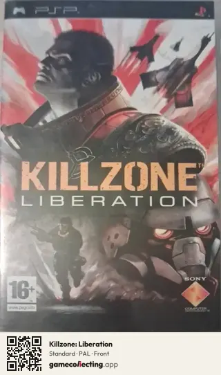 Killzone: Liberation PlayStation Portable, PAL box front