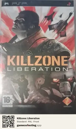 Killzone: Liberation PlayStation Portable, PAL box front