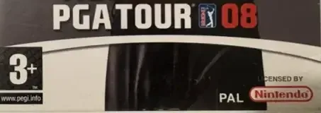 Tiger Woods PGA Tour 08, the PEGI square on its front