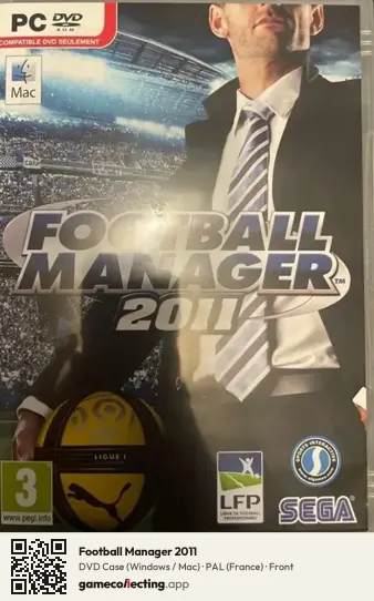 Football Manager 2011 Computer, France box front