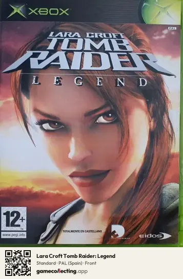Lara Croft Tomb Raider: Legend Xbox, Spain box front