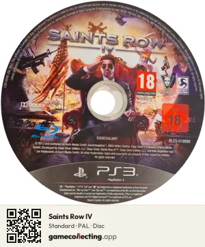 Saints Row IV PlayStation 3, PAL disc