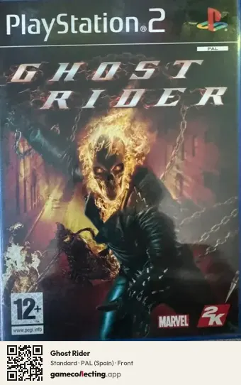 Ghost Rider PlayStation 2, Spain box front
