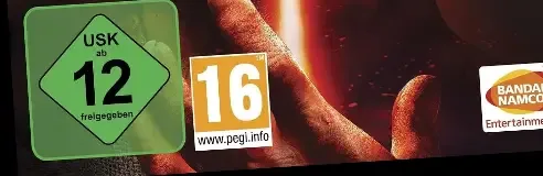 Tekken 7, the USK square on its front