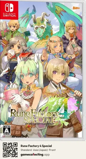 Rune Factory 4 Special Nintendo Switch, Japan box front