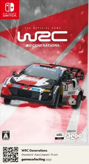 WRC Generations Nintendo Switch, Asia box front