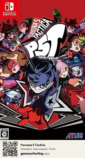 Persona 5 Tactica Nintendo Switch, Asia box front