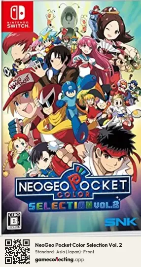 NeoGeo Pocket Color Selection Vol. 2 Nintendo Switch, Japan box front