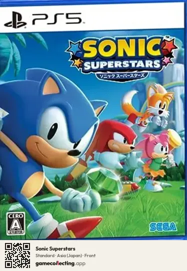 Sonic Superstars PlayStation 5, Japan box front