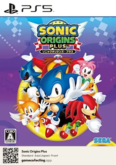 Sonic Origins Plus PlayStation 5, Asia box front