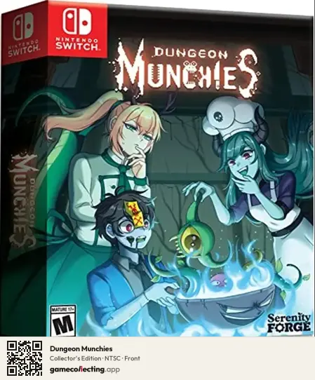 Dungeon Munchies Nintendo Switch, NTSC box front