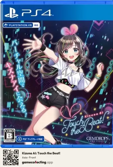 Kizuna AI: Touch the Beat! PlayStation 4, Asia box front