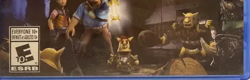 Knack, the ESRB box on its front