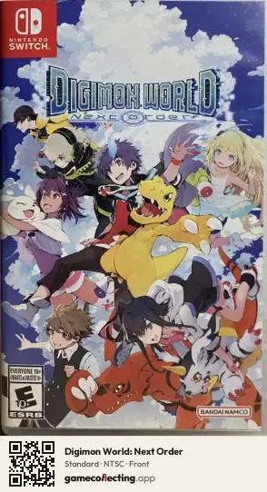 Digimon World: Next Order Nintendo Switch, NTSC box front