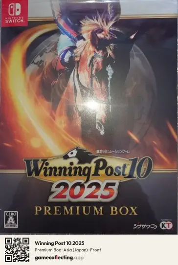 Winning Post 10 2025 Nintendo Switch, Asia box front