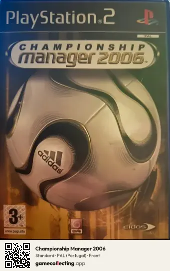 Championship Manager 2006 PlayStation 2, Portugal box front