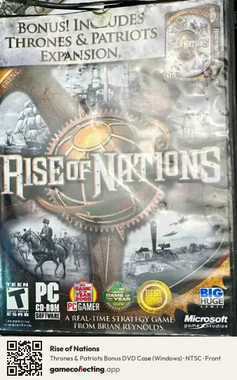 Rise of Nations Computer, NTSC box front